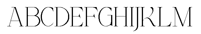 Bluermode Font UPPERCASE