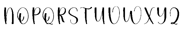 Bluesmooth Font UPPERCASE