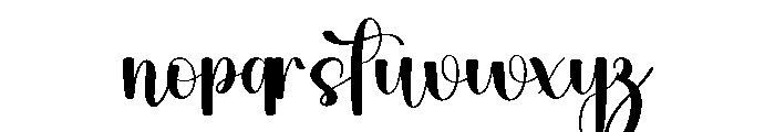 Bluesmooth Font LOWERCASE