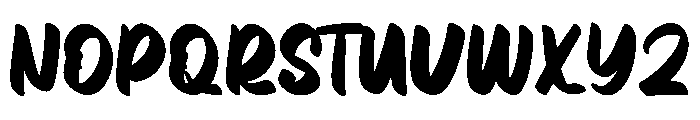 Bluesy Font UPPERCASE