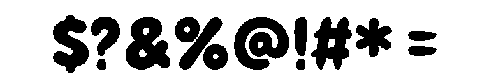 Blueway 2.0 Font OTHER CHARS