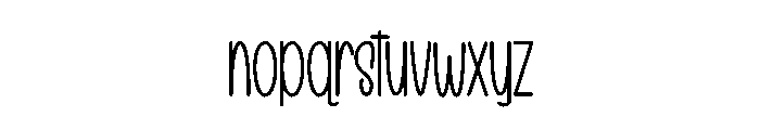 Blueysea Font LOWERCASE