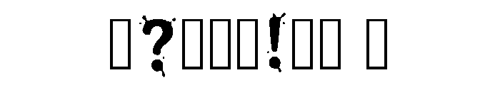 Bluff Regular Font OTHER CHARS