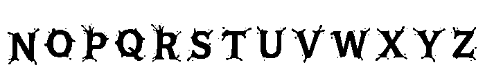 Bluff Regular Font LOWERCASE