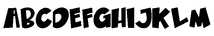 Blug Regular Font UPPERCASE