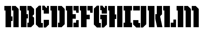 Blukat Regular Font UPPERCASE