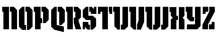 Blukat Regular Font UPPERCASE