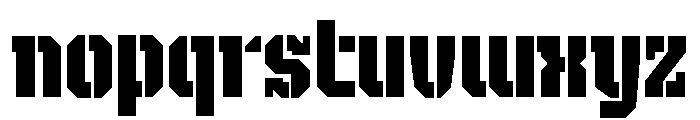 Blukat Regular Font LOWERCASE