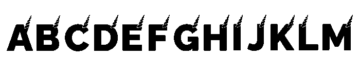 Blunt Regular Font UPPERCASE