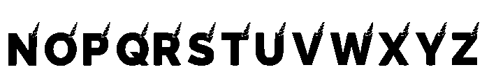 Blunt Regular Font LOWERCASE