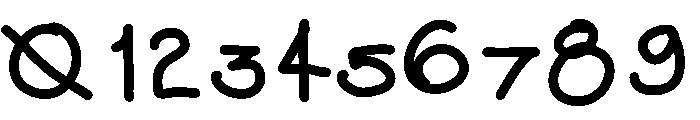 Blurthand Medium Font OTHER CHARS