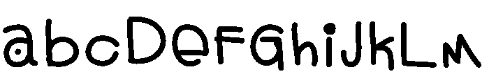 Blurthand Medium Font UPPERCASE