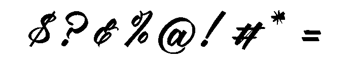 Blush Ateliny Font OTHER CHARS