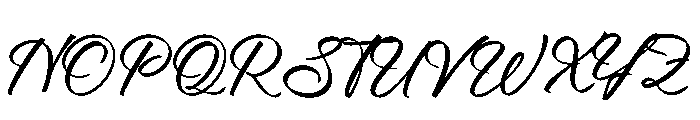 Blush Ateliny Font UPPERCASE