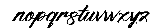 Blush Ateliny Font LOWERCASE