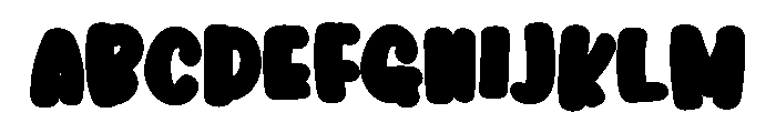 Blush CF Font UPPERCASE