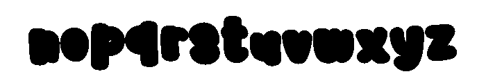 Blush CF Font LOWERCASE