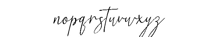 Blush Couture Regular Font LOWERCASE