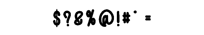 Blush Double Font OTHER CHARS
