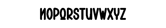Blush Double Font LOWERCASE