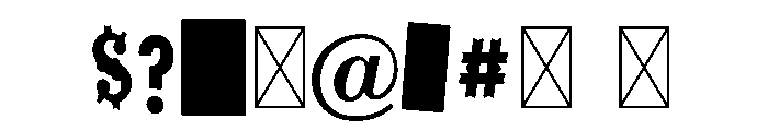 Blush Montage CF Font OTHER CHARS