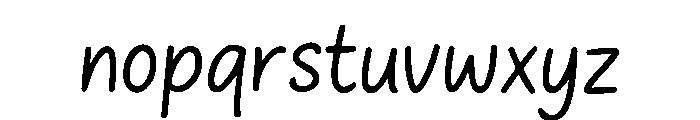 Blush Pearl Font LOWERCASE