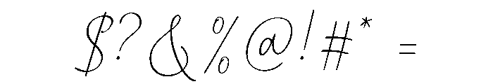 BlushCouture-Regular Font OTHER CHARS