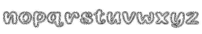 BlushPinkMosaic Font LOWERCASE