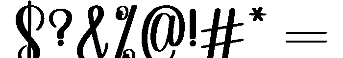 Blushi Font OTHER CHARS