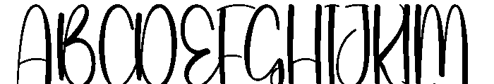 Blushing Holiday Font UPPERCASE