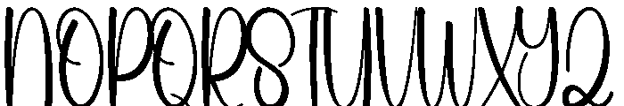 Blushing Holiday Font UPPERCASE