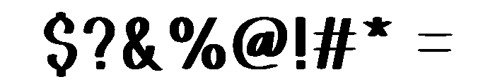 Blushing Letters Font OTHER CHARS