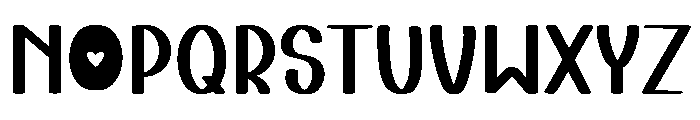 Blushing Letters Font UPPERCASE