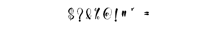 Blushing Valentine Font OTHER CHARS