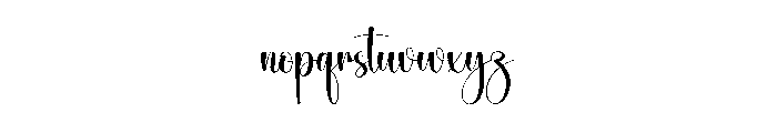 Blushing Valentine Font LOWERCASE