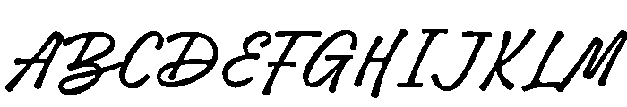 Blushy Charm Font UPPERCASE