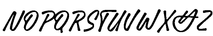 Blushy Charm Font UPPERCASE