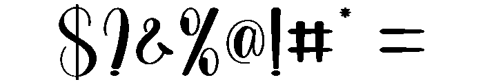 Blusting Font OTHER CHARS