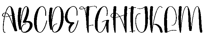 Blusting Font UPPERCASE