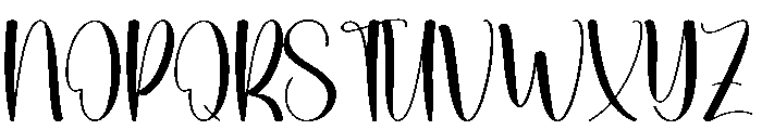 Blusting Font UPPERCASE