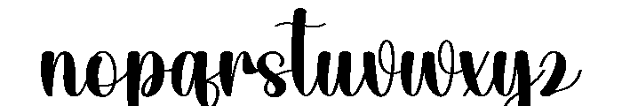 Blusting Font LOWERCASE