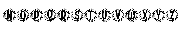 Blynford Monogram Font LOWERCASE