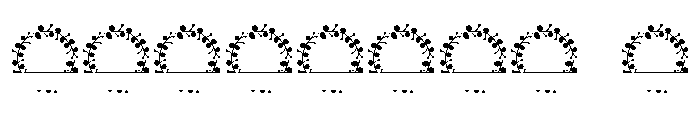 Blynford Split Monogram Font OTHER CHARS