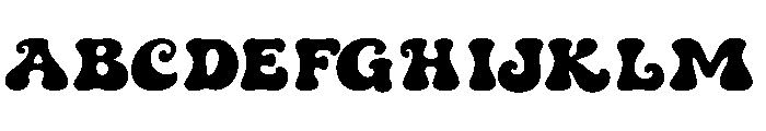 Blyvora Font UPPERCASE