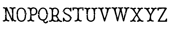 blessful_hush Font UPPERCASE