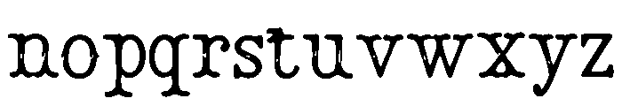 blessful_hush Font LOWERCASE
