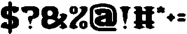 BLACK BIRD Bold otf (700) Font OTHER CHARS