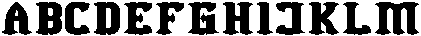 BLACK BIRD Bold otf (700) Font UPPERCASE