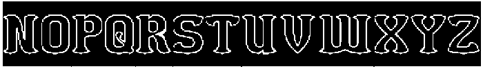 BLACK BIRD-Hollow-Inverse otf (900) Font UPPERCASE
