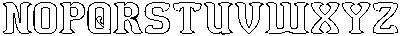 BLACK BIRD-Hollow otf (900) Font UPPERCASE